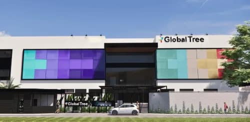 Fachada da unidade Global Tree Barra Golf